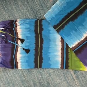 Tommy Bahama Blue and Green Cotton Pants